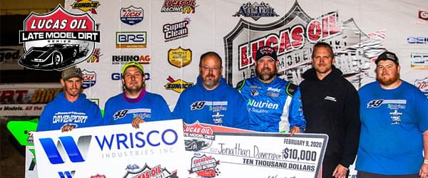 Davenport Collects First Series Win of the Year
