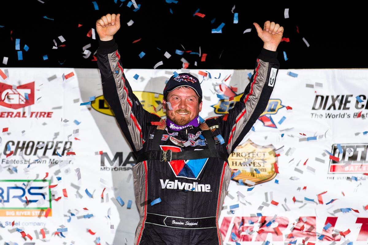 Sheppard Gets First Lucas Oil Late Model Dirt Series Win of the Year at All-Tech