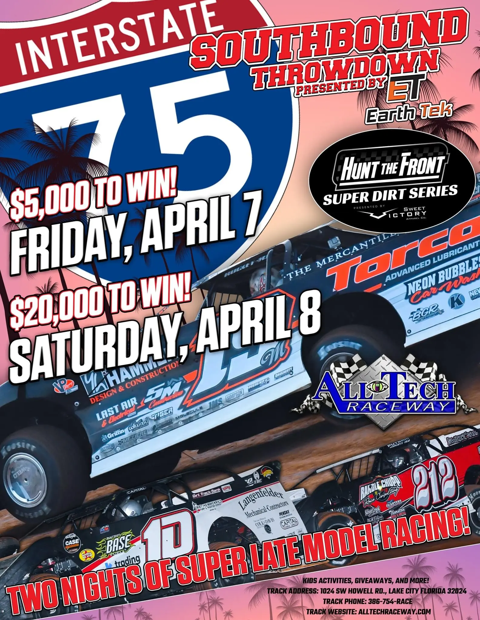 Hunt the Front Super Dirt Series Opening Weekend Winner’s Purse Set at $25,000